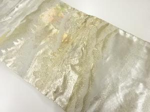リサイクル　嵐山風景模様織出し袋帯